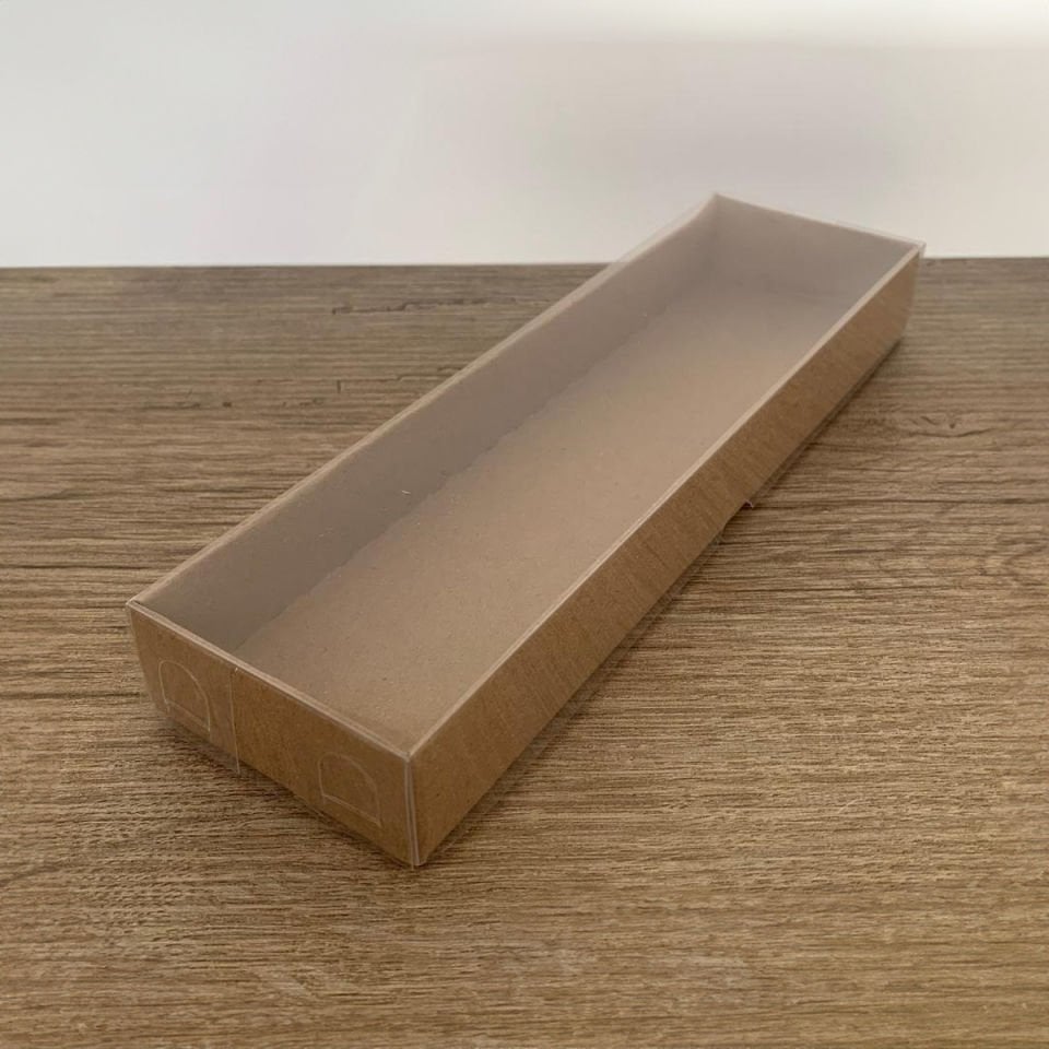 6.5x20.5x2.5 ALTI KRAFT KARTON ÜSTÜ ASETAT KUTU