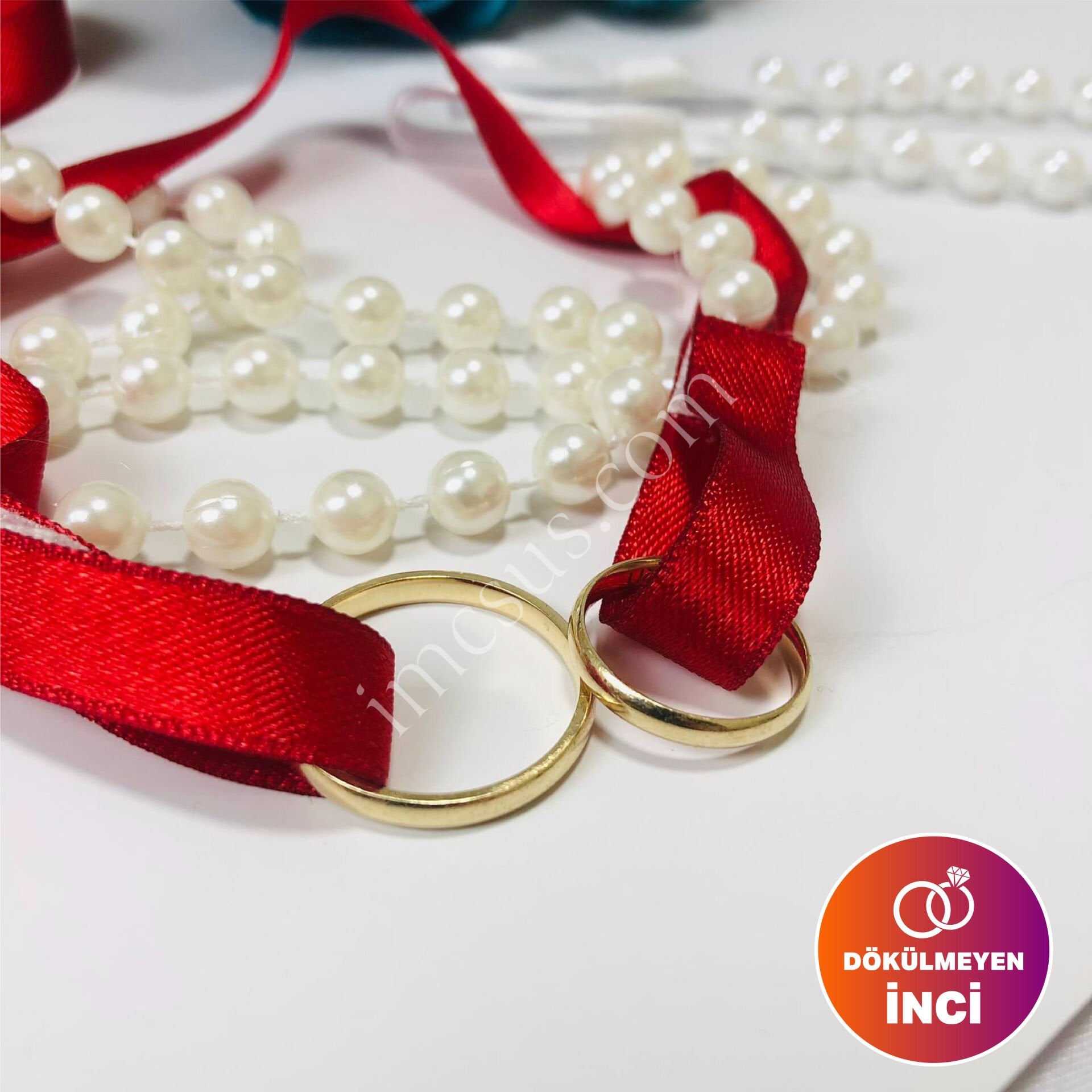 DÖKÜLMEYEN İNCİ BONCUK SÖZ NİŞAN KURDELESİ