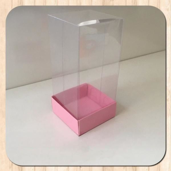 5x5x8 ALTI PEMBE KARTON ÜSTÜ ASETAT KUTU