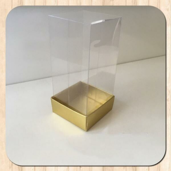 5x5x8 ALTI GOLD KARTON ÜSTÜ ASETAT KUTU
