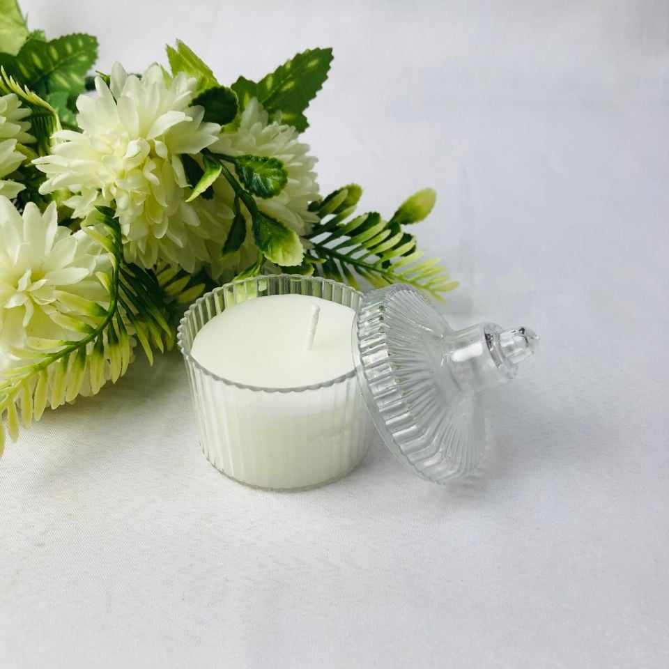 KÜÇÜK MİKA MUMLU ŞEKERLİK ÇİZGİLİ