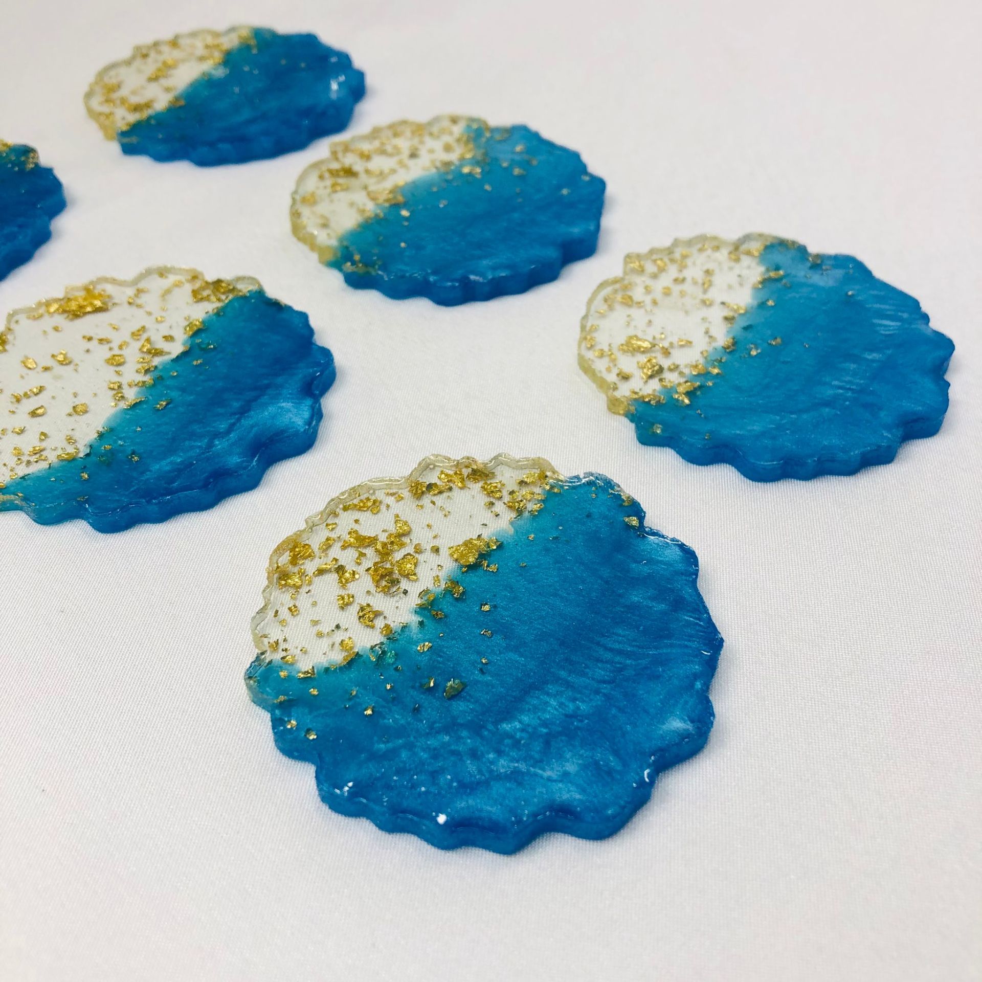 EPOKSİ KARIŞIM MAGNET YARI MAVİ GOLD SİMLİ