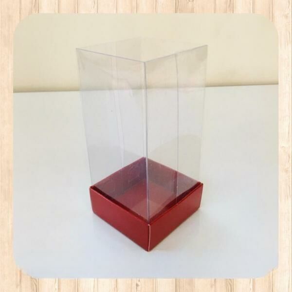 5x5x9 ALTI BORDO KARTON ÜSTÜ ASETAT KUTU