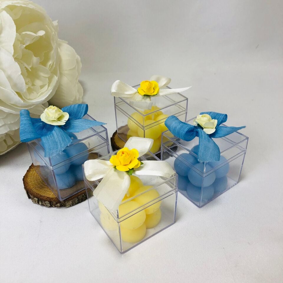 RENKLİ BUBBLE MUM 25'Lİ