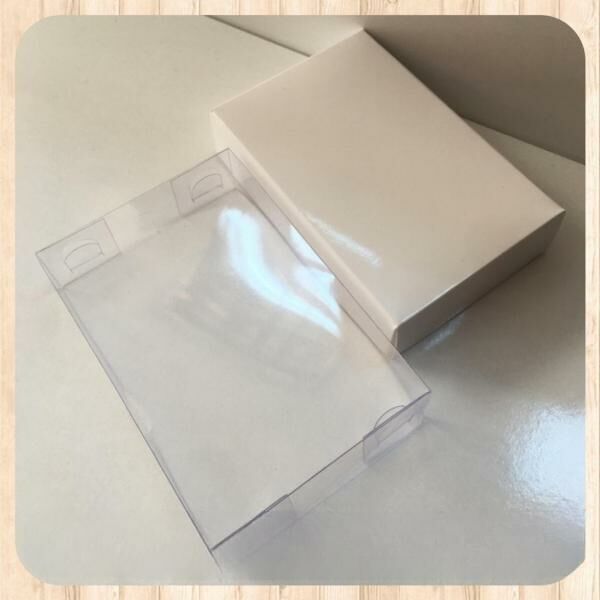 6x9x2 ALTI BEYAZ KARTON ÜSTÜ ASETAT KUTU