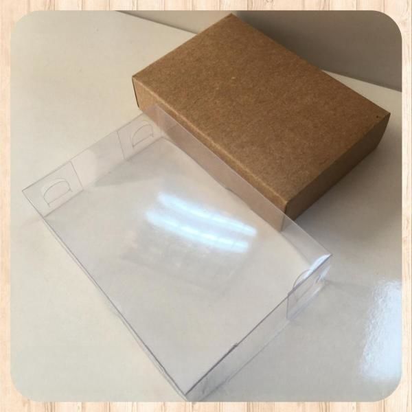 6x9x2 ALTI KRAFT KARTON ÜSTÜ ASETAT KUTU