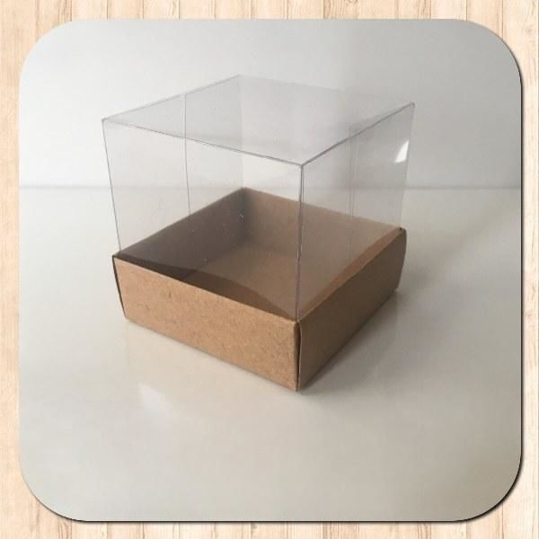 6x6x6 ALTI KRAFT KARTON ÜSTÜ ASETAT KUTU