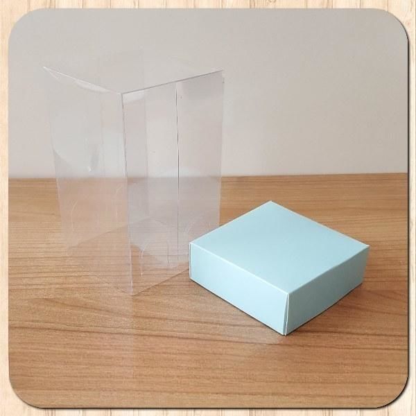 6x6x10 ALTI MAVİ KARTON ÜSTÜ ASETAT KUTU