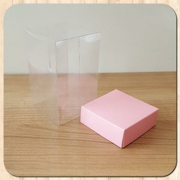 6x6x10 ALTI PEMBE KARTON ÜSTÜ ASETAT KUTU