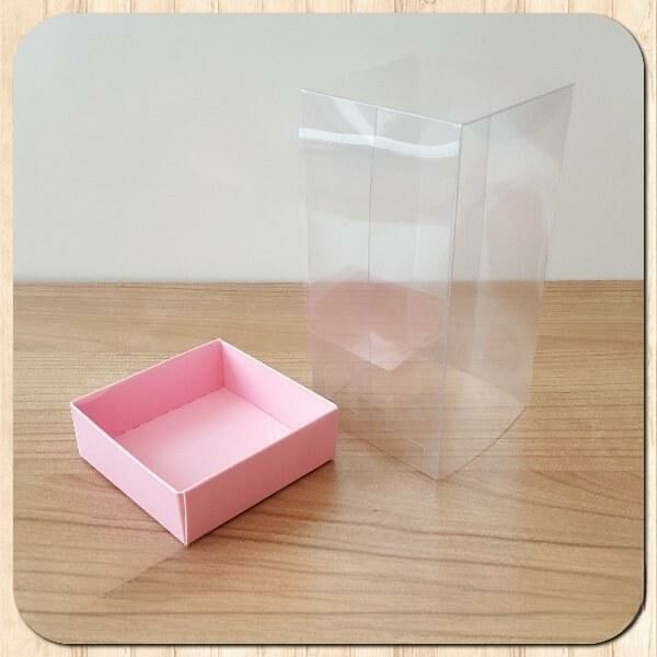 6x6x12 ALTI PEMBE KARTON ÜSTÜ ASETAT KUTU