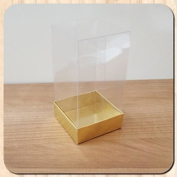 6x6x12 ALTI GOLD KARTON ÜSTÜ ASETAT KUTU
