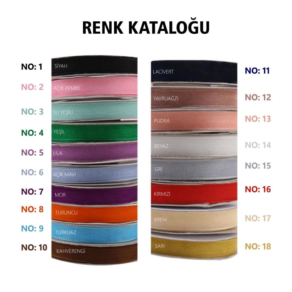 ORGANZE KURDELE 23 METRE 2cm - 5 Adet