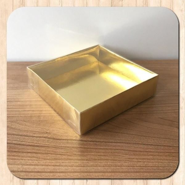 12x12x3 ALTI GOLD ÜSTÜ ASETAT KUTU