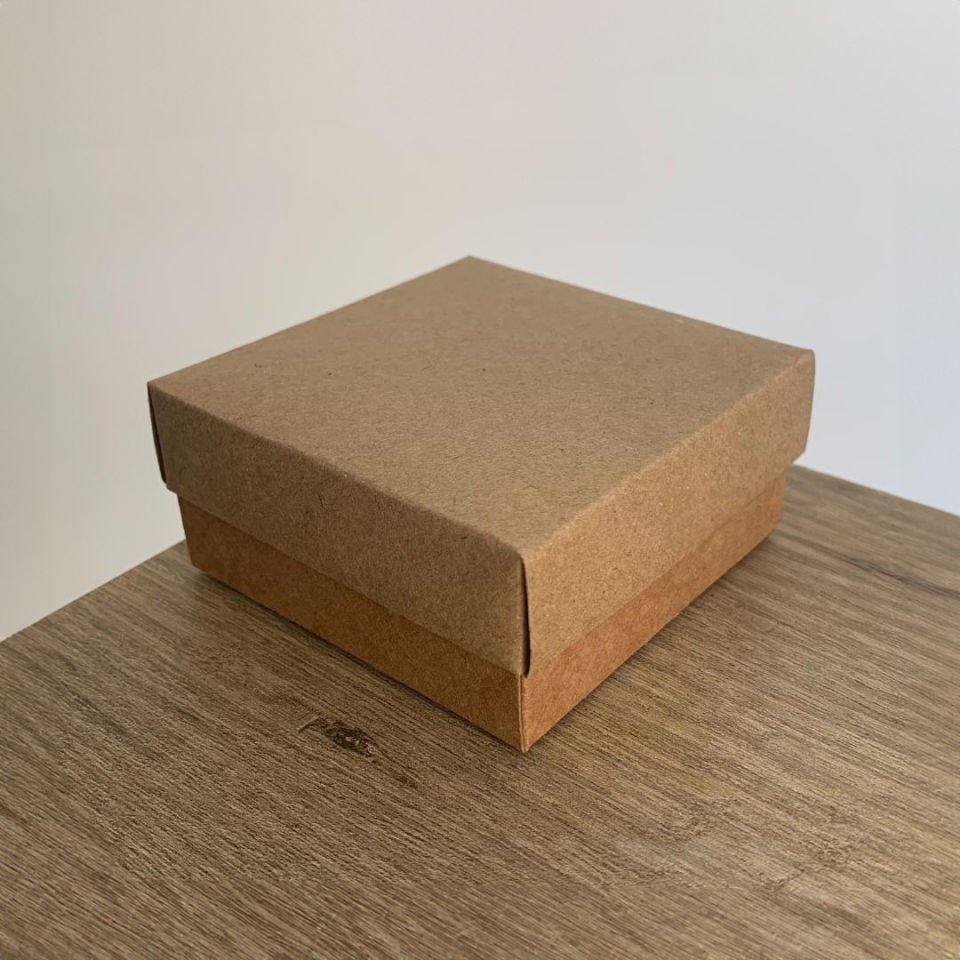 8x8x3.5 Kraft Komple Karton Kutu