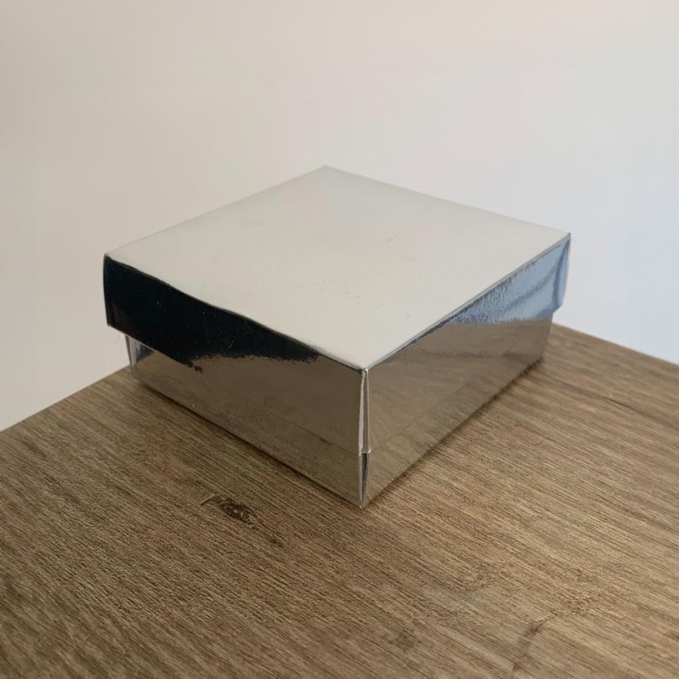 8x8x3.5 Gümüş Komple Karton Kutu