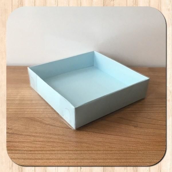 12x12x3 ALTI MAVİ ÜSTÜ ASETAT KUTU