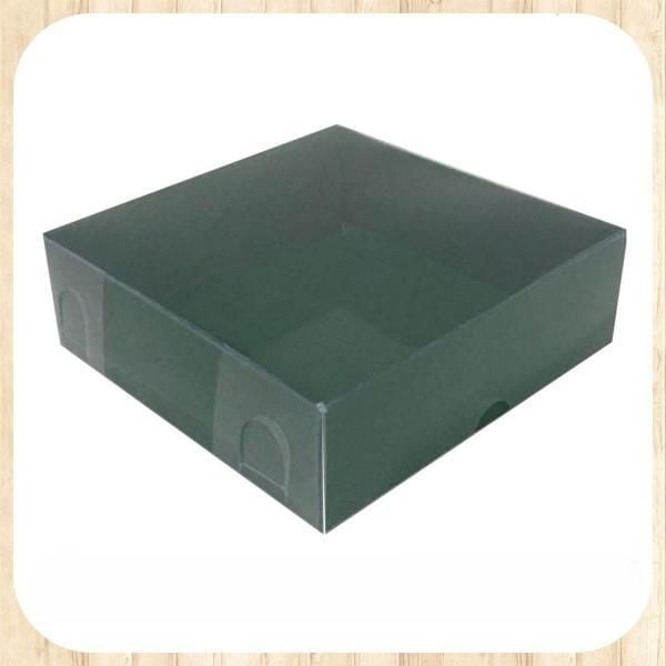 12x12x3 ALTI YEŞİL ÜSTÜ ASETAT KUTU