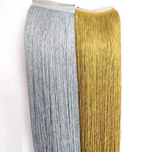 SAÇAK PÜSKÜL 1m*50cm - Gümüş