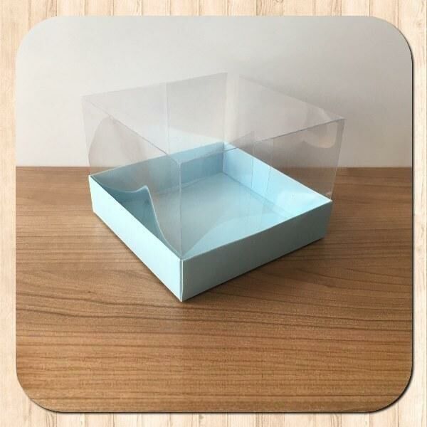 12x12x8,5 ALTI MAVİ ÜSTÜ ASETAT KUTU