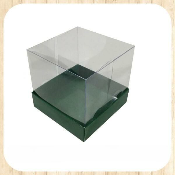 12x12x8,5 ALTI YEŞİL ÜSTÜ ASETAT KUTU