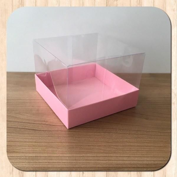 12x12x8,5 ALTI PEMBE ÜSTÜ ASETAT KUTU