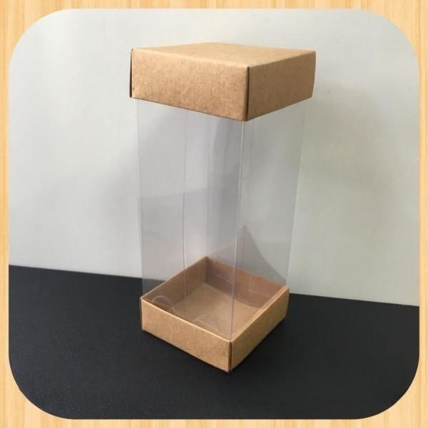 6x6x15.5 ASETAT ÇİFT TARAFLI KRAFT KUTU