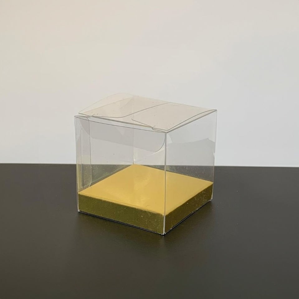 5x5x5 Gold İç Yükselticili Otomatik Asetat Kutu