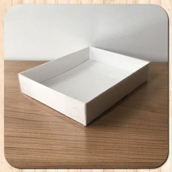 12x15x3 ALTI BEYAZ ÜSTÜ ASETAT KUTU
