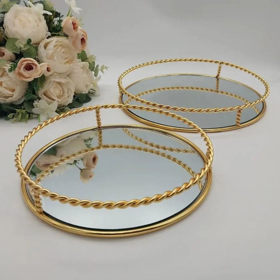 TEPSİ 2'Lİ BURGULU YUVARLAK