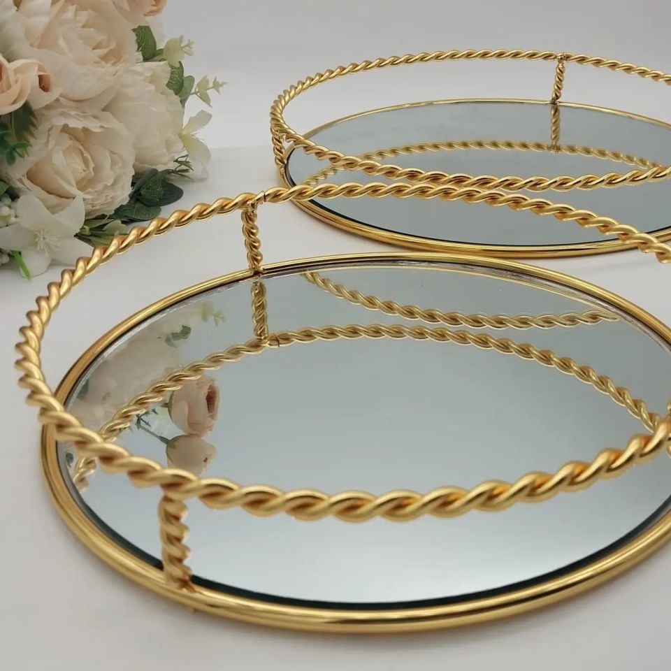 TEPSİ 2'Lİ BURGULU YUVARLAK