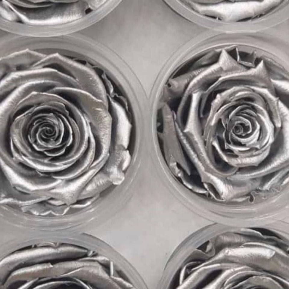 SOLMAYAN GÜL ÇİÇEK METALİZE