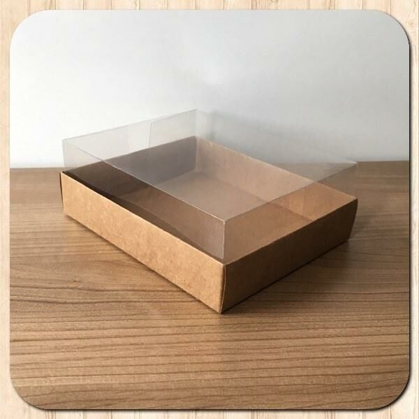 12x15x5 ALTI KRAFT ÜSTÜ ASETAT KUTU