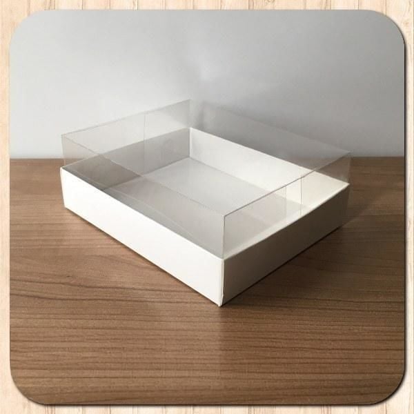 12x15x5 ALTI BEYAZ ÜSTÜ ASETAT KUTU