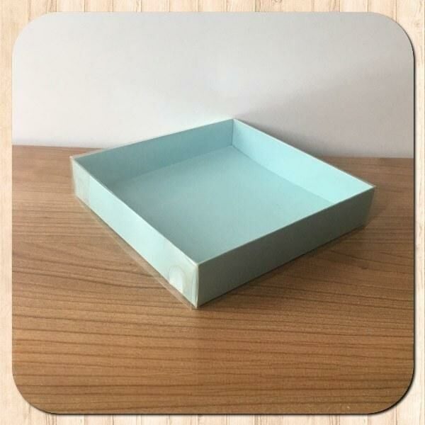 15x15x3 ALTI MAVİ ÜSTÜ ASETAT KUTU