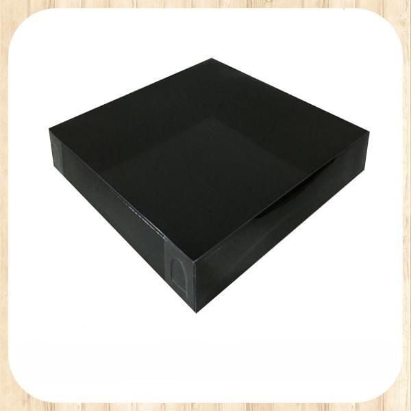 15x15x3 ALTI SİYAH ÜSTÜ ASETAT KUTU