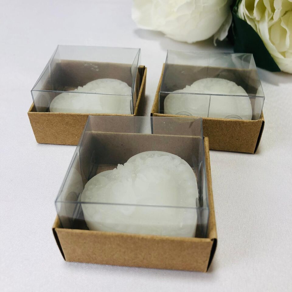 LOVE YAZILI KALP MUM ALT KRAFT 5cm