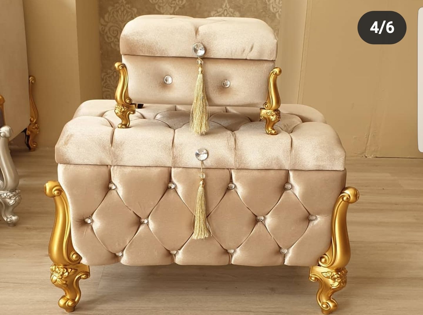 2'Lİ GOLD SANDIK SET KAPİTONE
