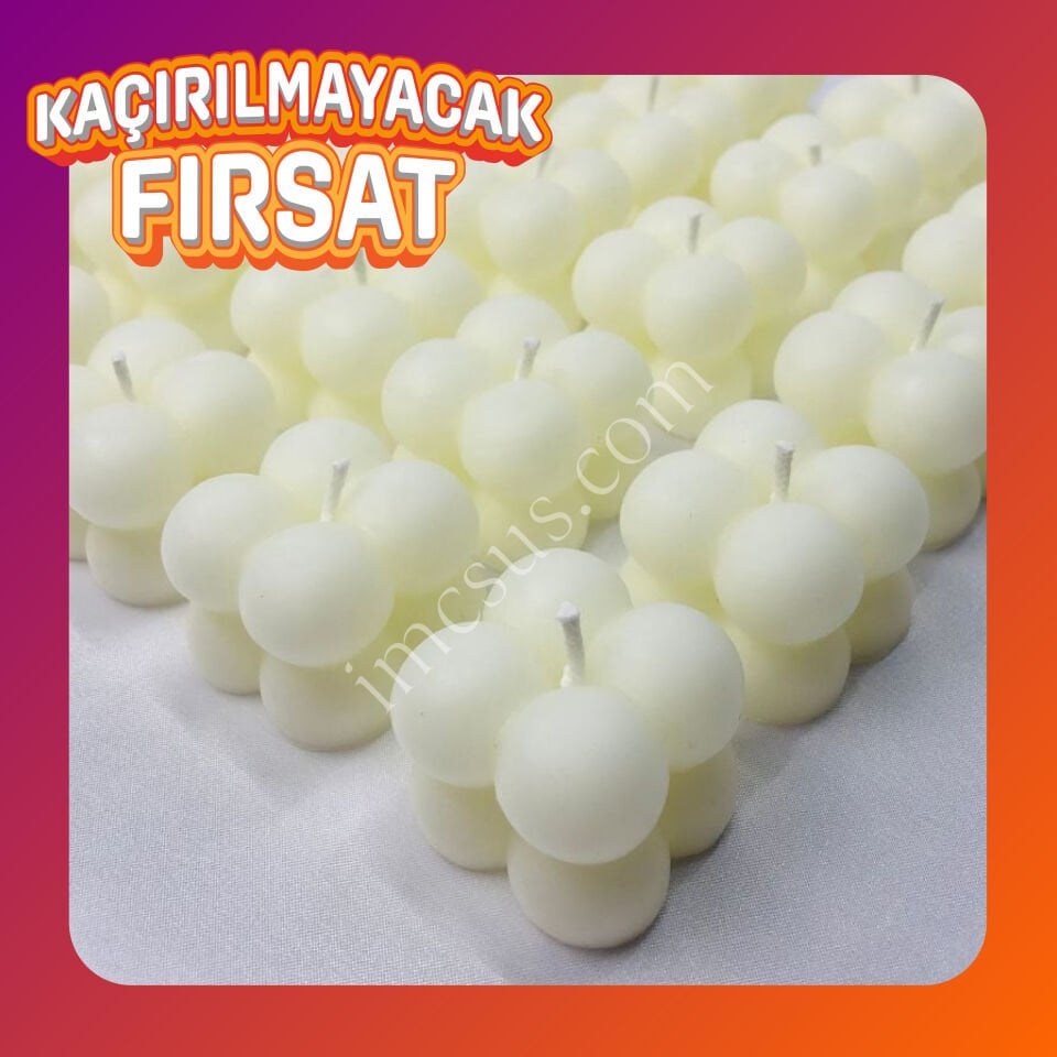 BEYAZ BUBBLE MUM KÜÇÜK | KAÇIRILMAYACAK FIRSAT