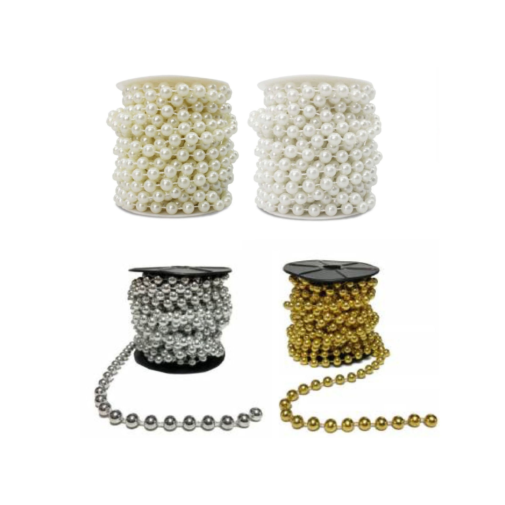 İPE DİZİLİ SIRALI İNCİ 8mm 9 Metre