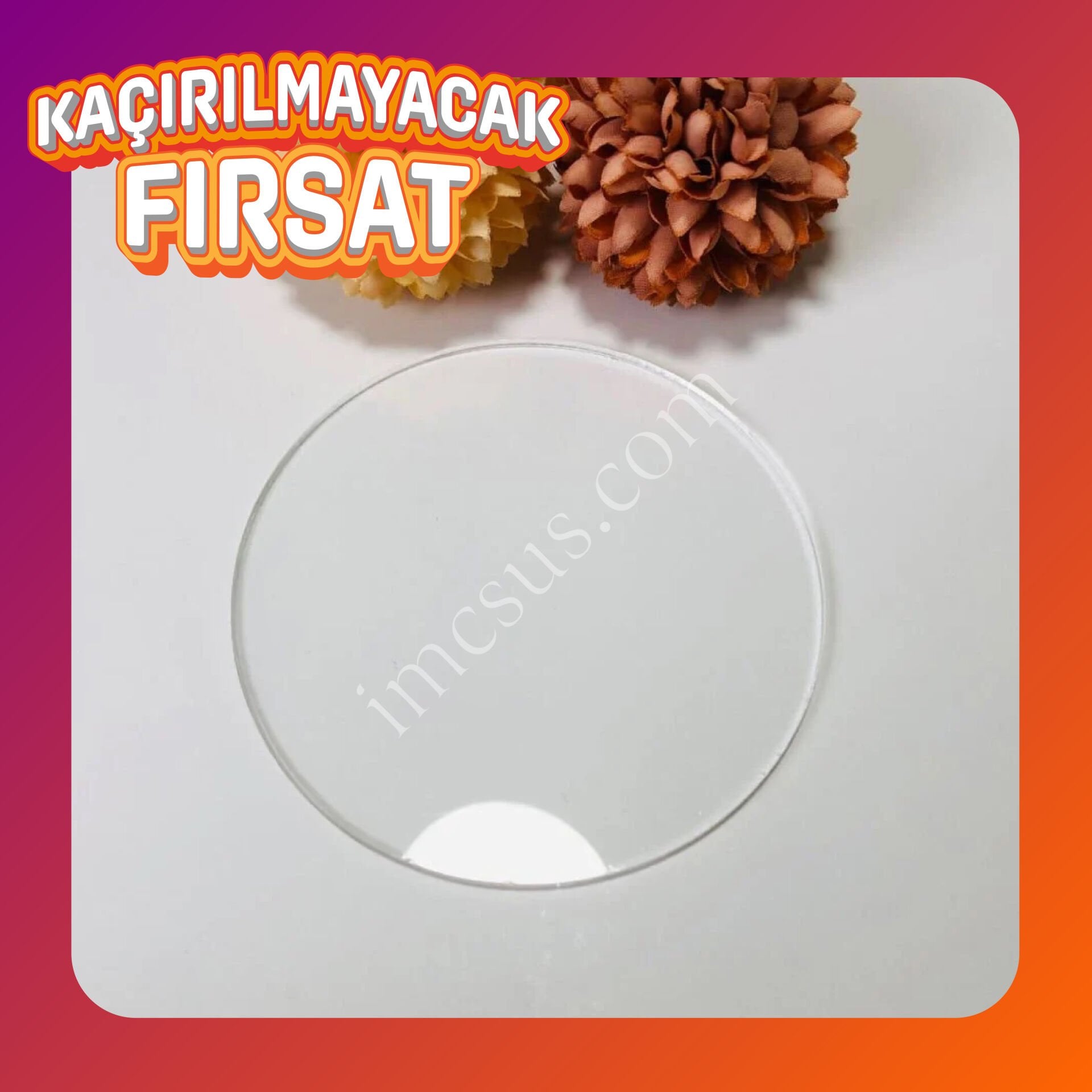 ŞEFFAF PLEKSİ YUVARLAK MODEL MAGNET | KAÇIRILMAYACAK FIRSAT