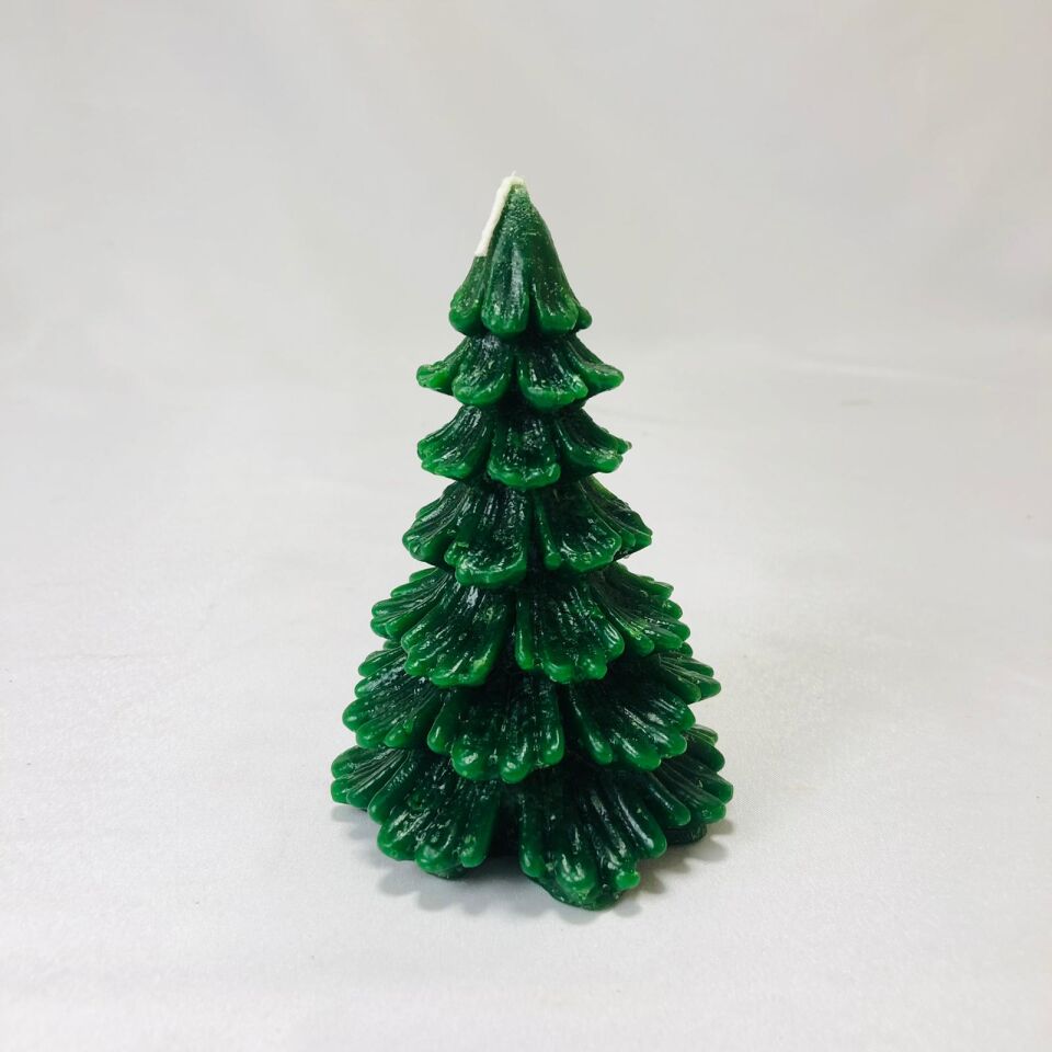 ÇAM AĞACI MUM YILBAŞI TEMALI 12cm