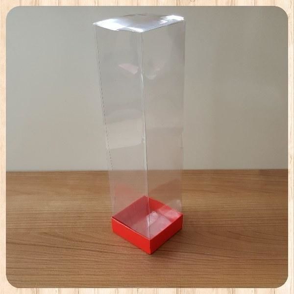 6x6x25 ALTI KIRMIZI ÜSTÜ ASETAT KUTU