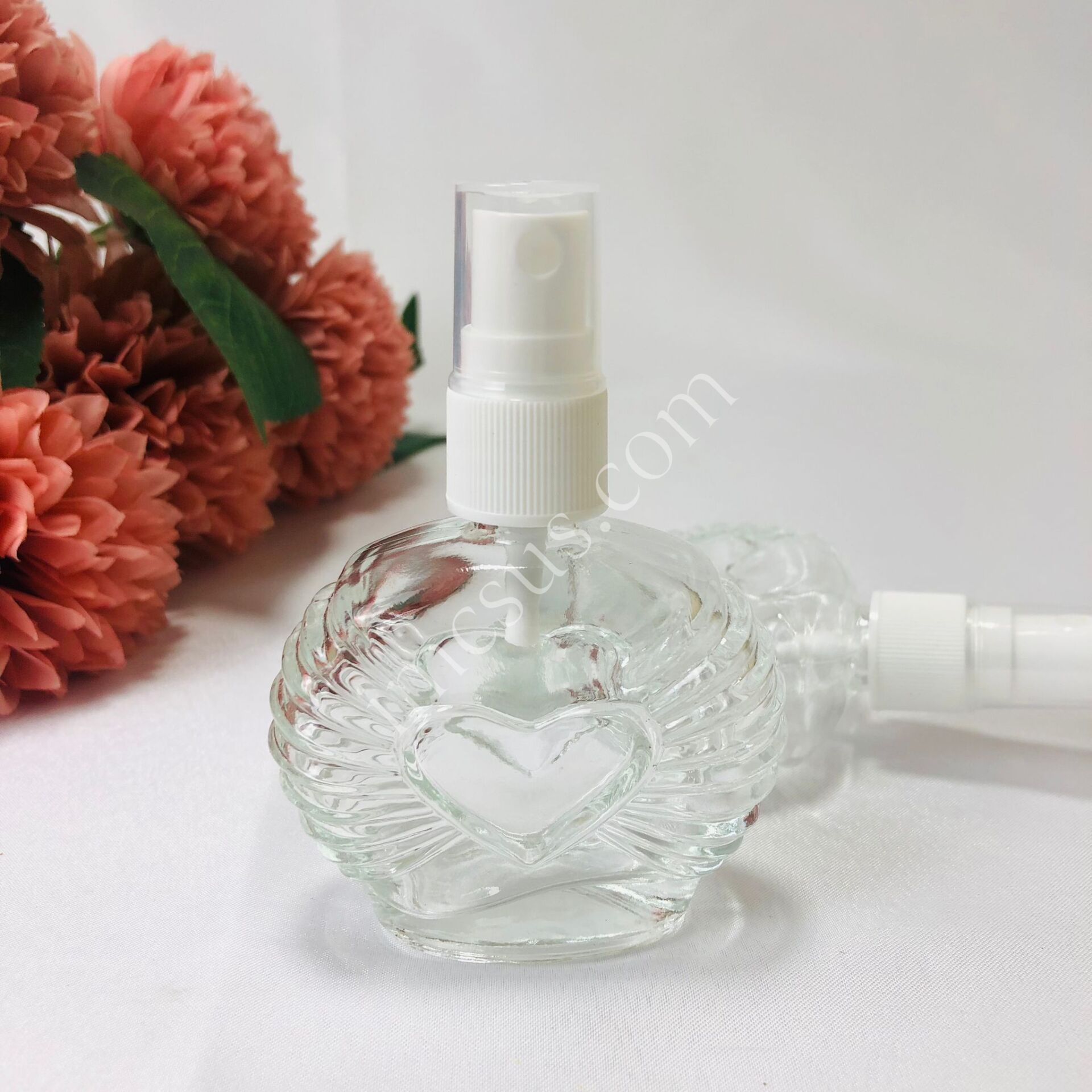 CAM ŞİŞE KALP SPREY KAPAK 50cc (BTL601)