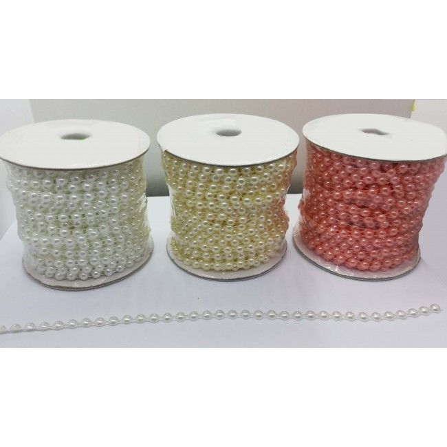 İPE DİZİLİ YARIM İNCİ 22 Metre 6mm