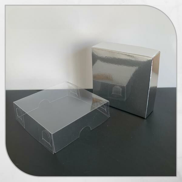 7x7x2.2 ALTI GÜMÜŞ ÜSTÜ ASETAT KUTU