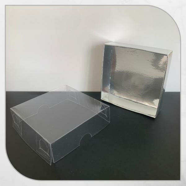 7x7x2.2 ALTI GÜMÜŞ ÜSTÜ ASETAT KUTU