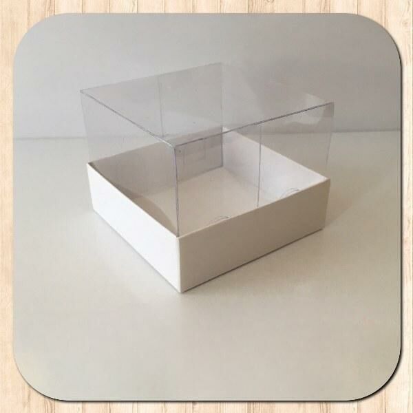 7x7x5 ALTI BEYAZ ÜSTÜ ASETAT KUTU