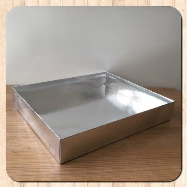 25x30x5 ALTI GÜMÜŞ ÜSTÜ ASETAT KUTU