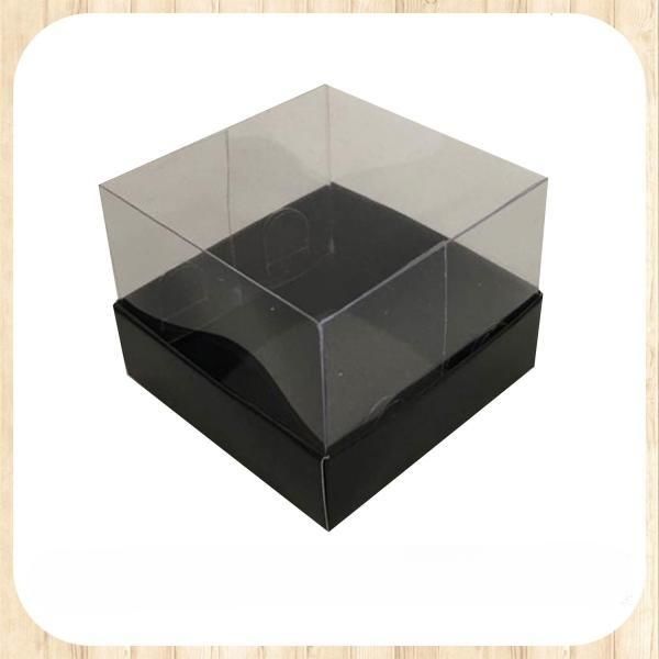 7x7x5 ALTI SİYAH ÜSTÜ ASETAT KUTU