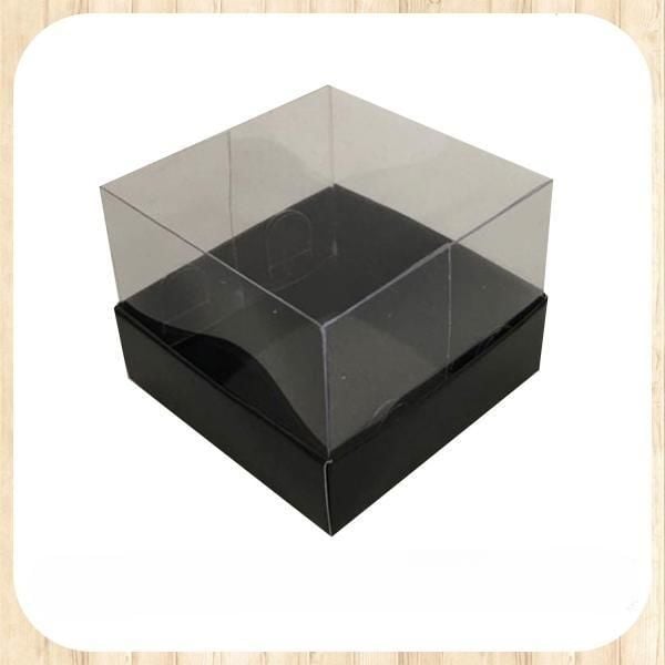 7x7x5 ALTI SİYAH ÜSTÜ ASETAT KUTU